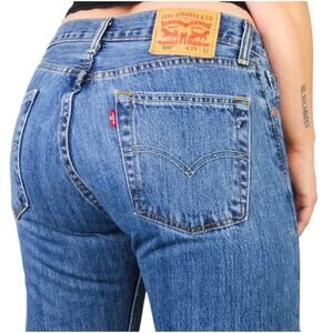Vintage Levi's 505 High Rise Straight Leg High Waist Jeans Retro W29 L32